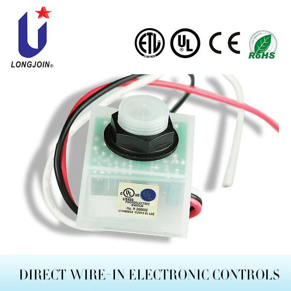 Direct Wire-in Photovoltaic Swith Outdoor Lighting Socket PCB Photocell For Street Lighting