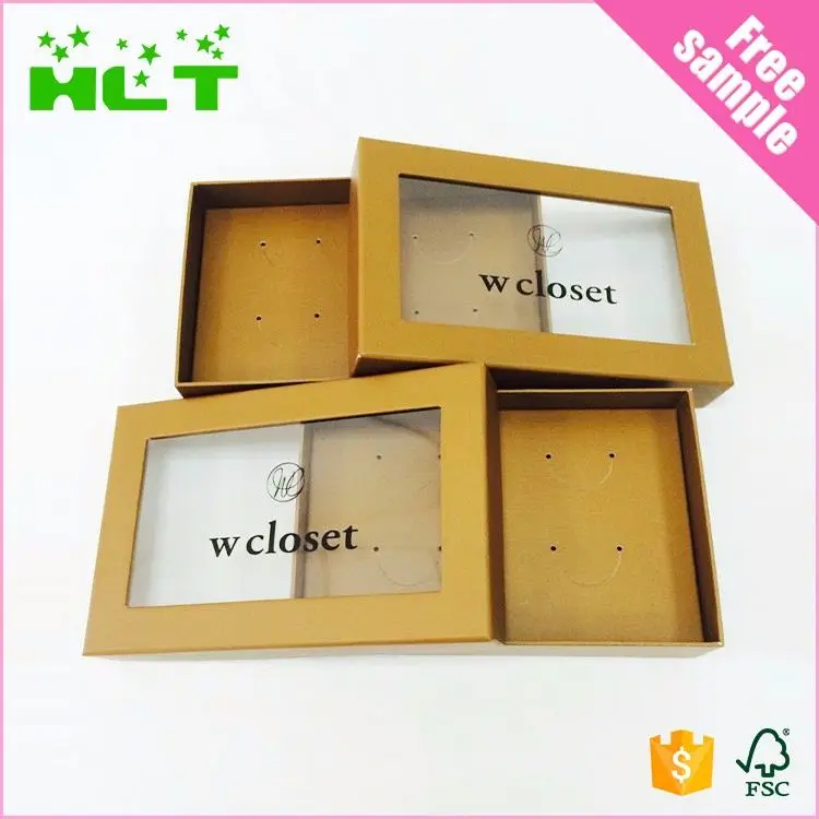 
Glass perfume vial paper box for baby shoes package 