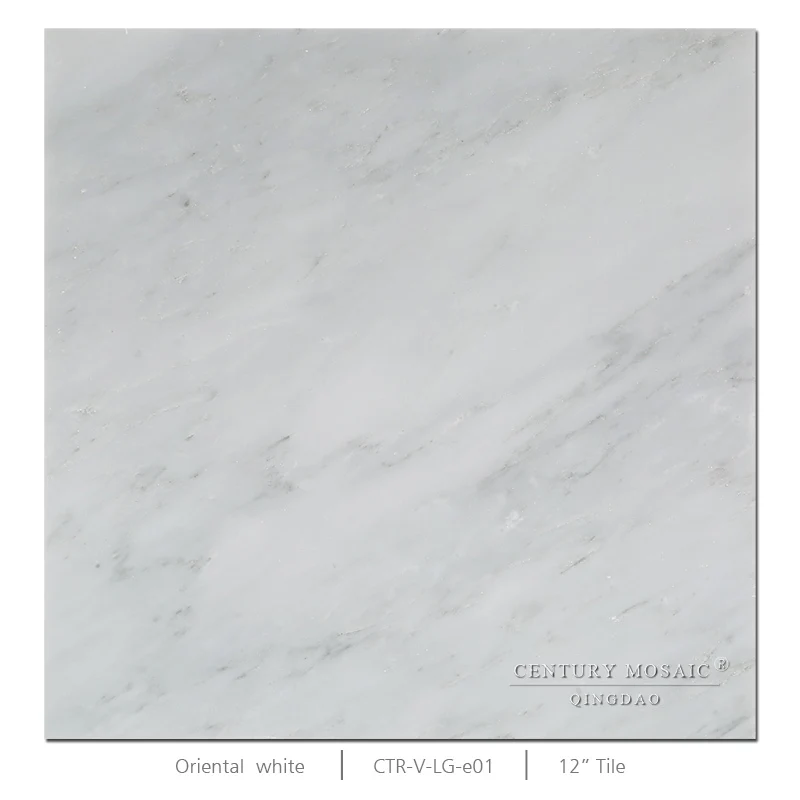 Восток-белая китайская мраморная плитка для стен