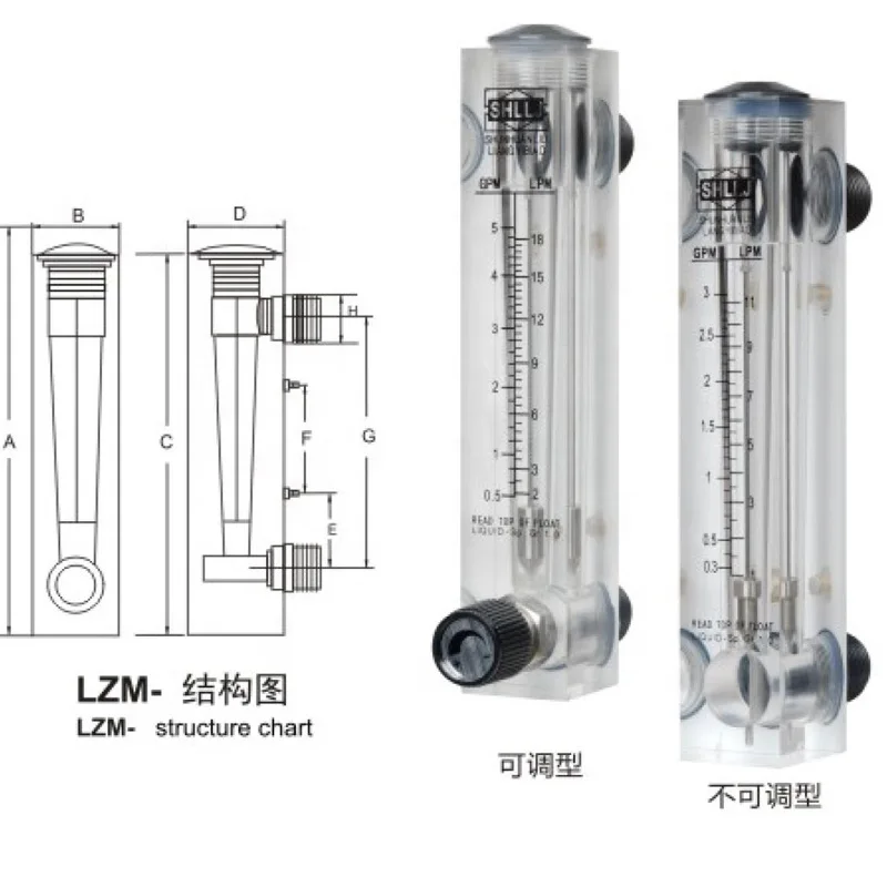 High quality food grade flow meter
