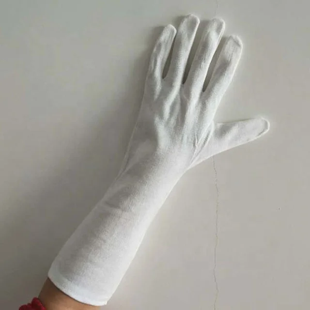 Nuclear Plant Industrial White Cotton Gloves