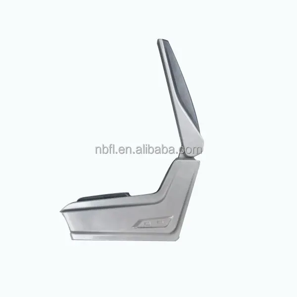Aluminum alloy case foldable armrest,handrail for bus seat