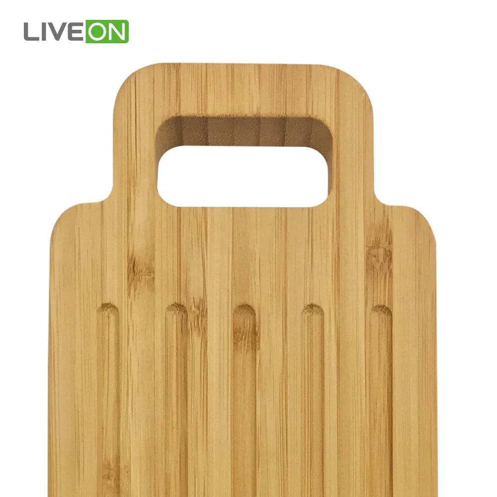 Bamboo Bread Cutting Board With Knife