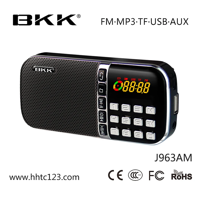 Лидер продаж, AM/FM музыкальный плеер, динамик, радио с TF-картой (J963AM)