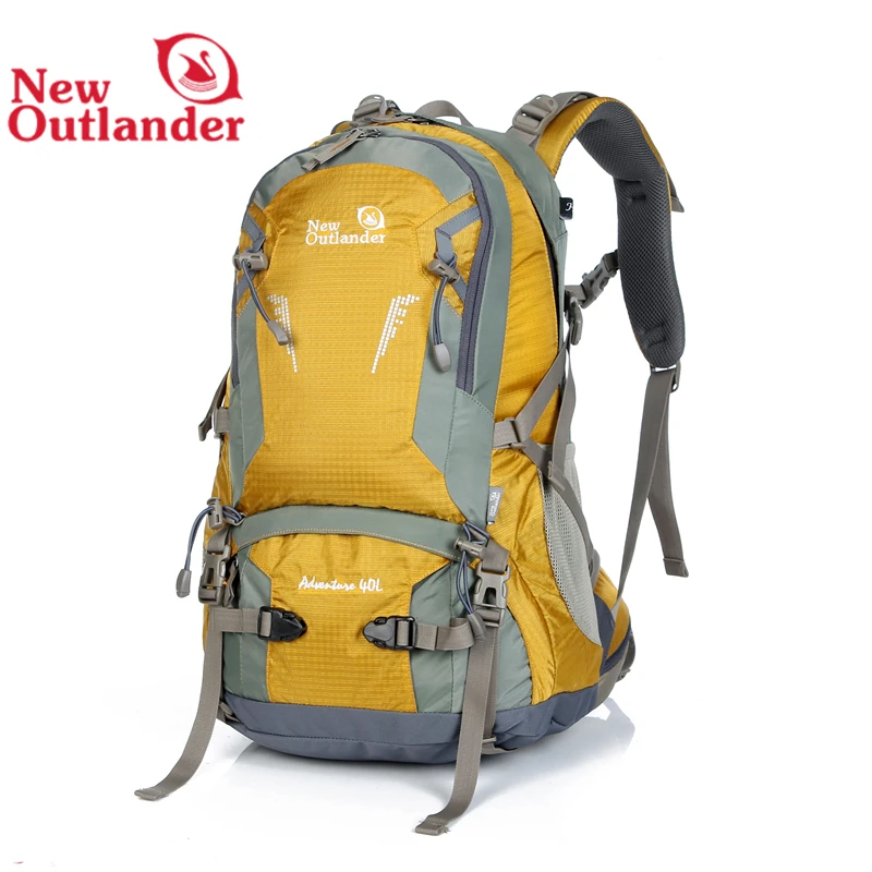 40L big camping backpack Travel Hiking Backpack Waterproof with Rain Cover for Men Women,Red/Sky Blue/Green/Yellow