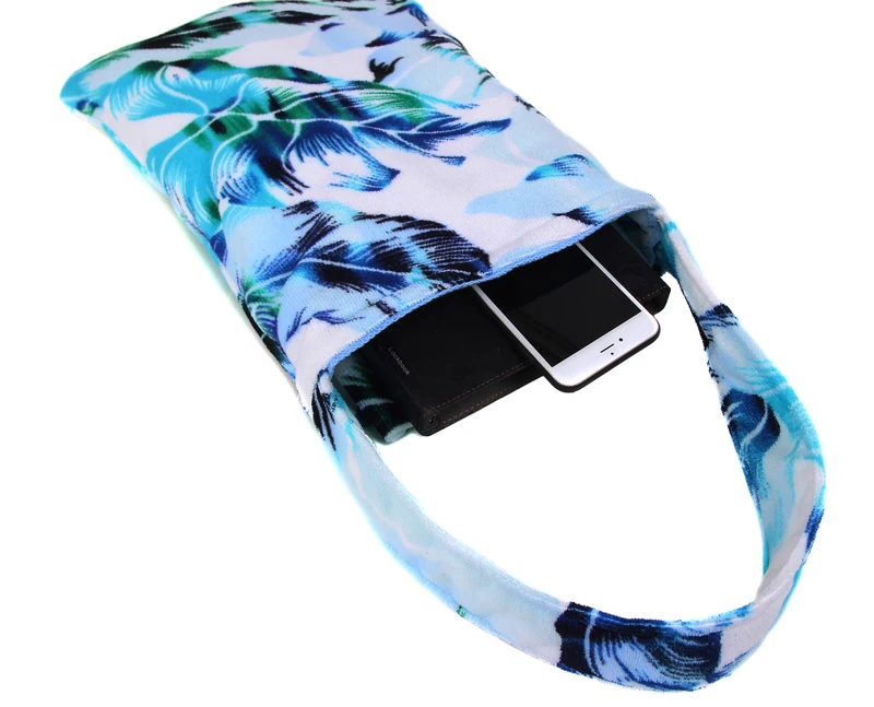 
Wholesale Beach Towel Backpack Printing 2 In 1 Folding Large Custom Summer Tote Beach Towel Bag 