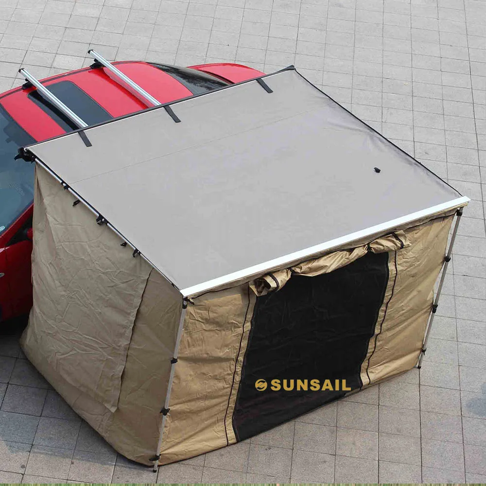 Палатка для кемпинга для автомобиля с боковым навесом