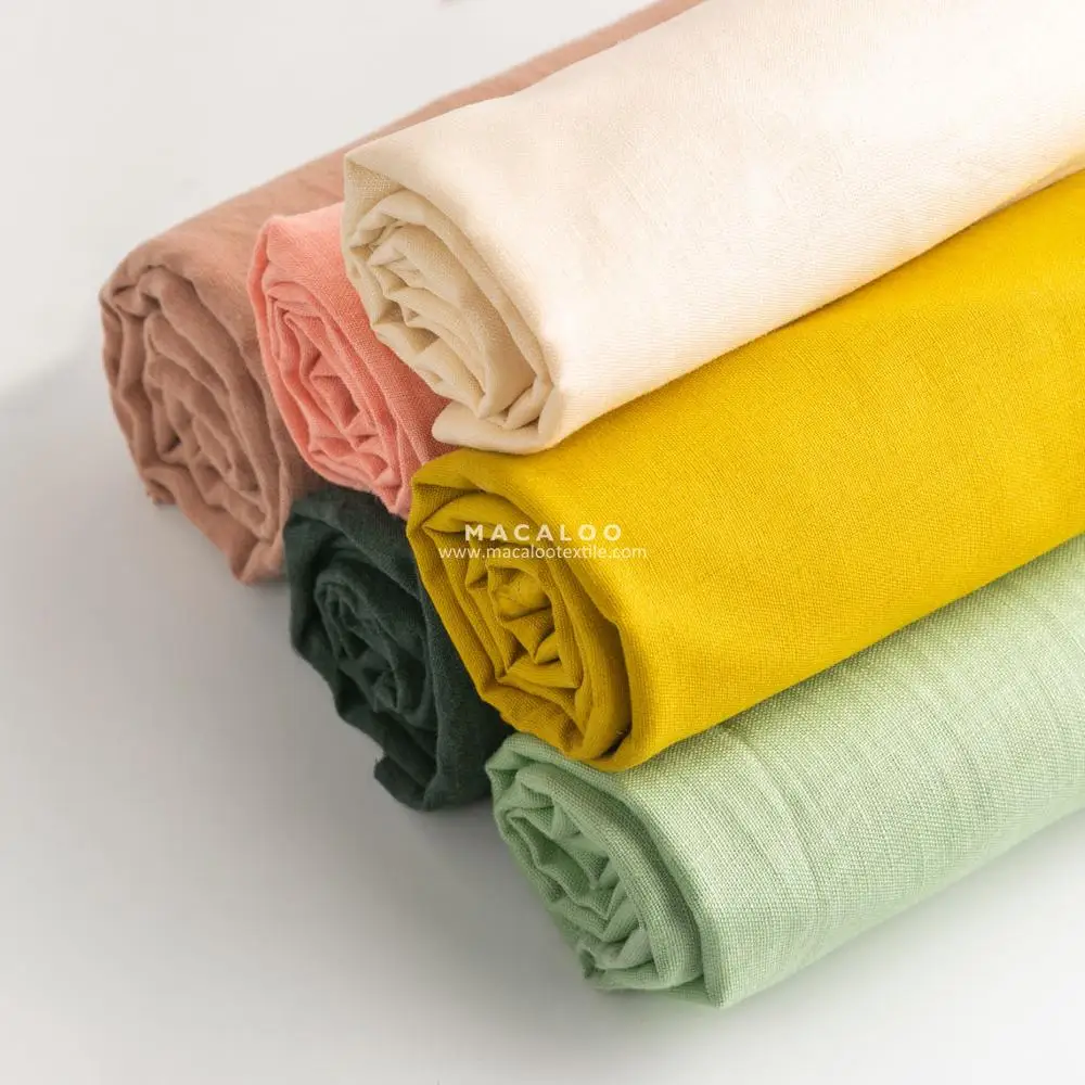 Wholesale woven pure 100 linen fabric