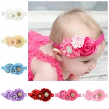 Girls’ Hair Accesories Girl’s rose flower Headband Hot Sale girl hair Band Children Headbands Christmas Gifts Free Shipping