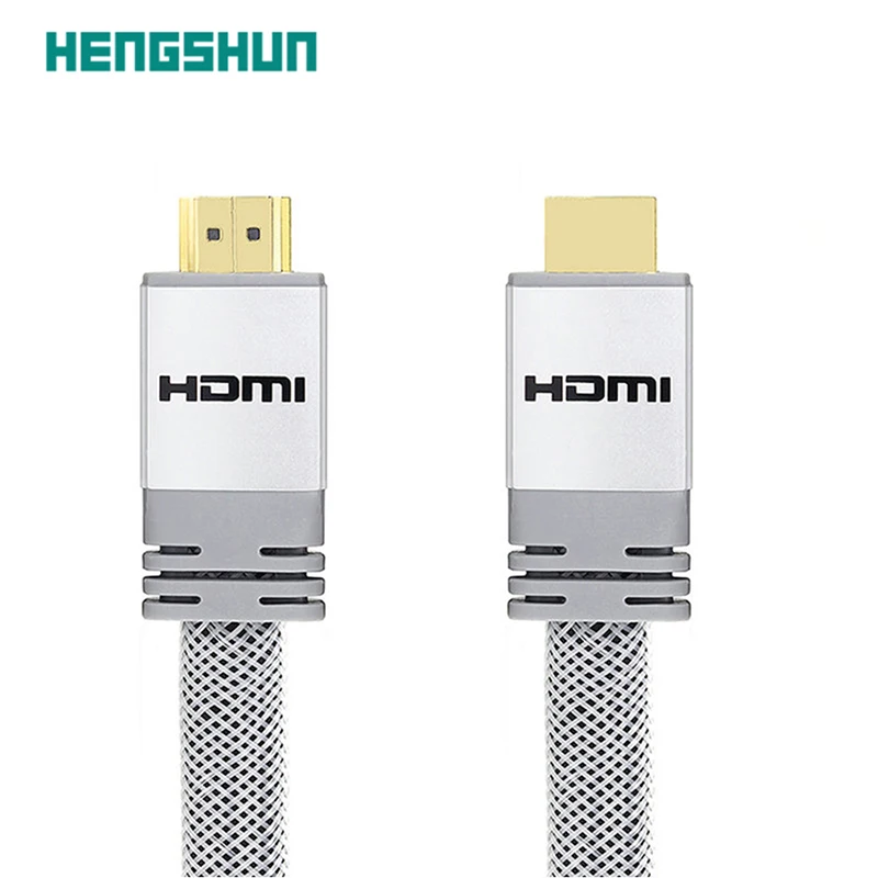 High Speed Flat 1.4V 2.0V 60HZ HDMI Cable for HDTV LCD Support 4K hdmi cable 5m 15m 20m 25m 30m