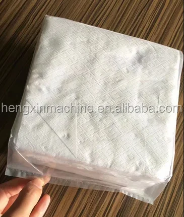Semi automatic napkin paper bagging plastic sealing machine price