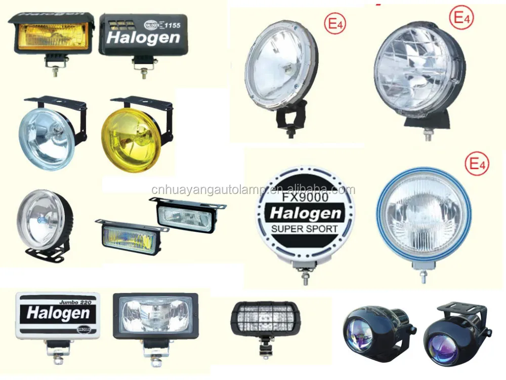 high quality universal halogen auxiliary driving lights ,off road light , fog light, fit SUV ,TRUCK,OFF ROAD vehicle