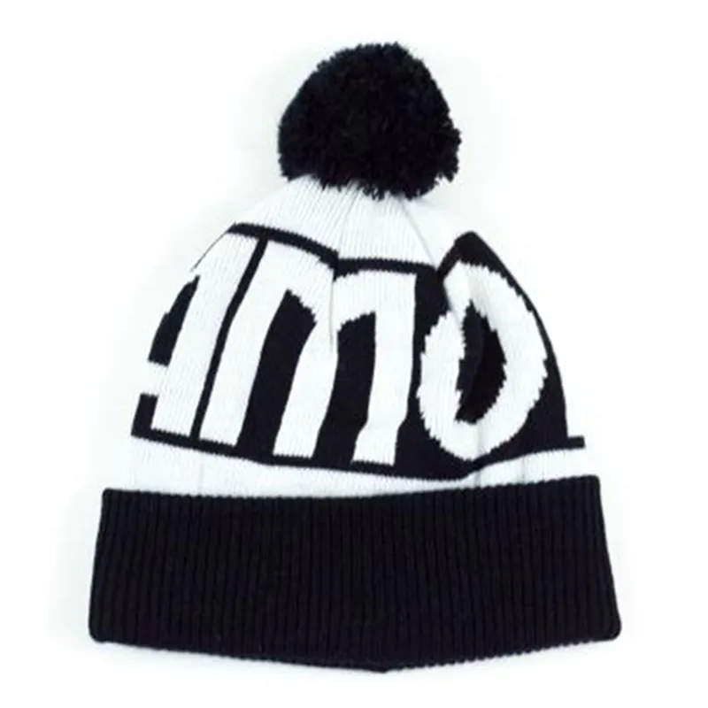 
Cheap Custom 100% Acrylic Knit Men Pom Pom Winter Beanie Hat Jacquard Beanie 