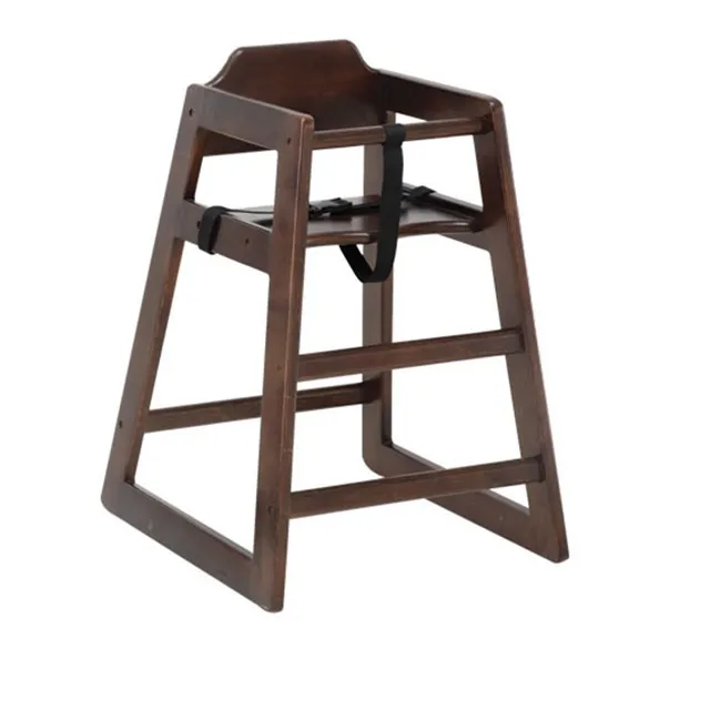 Штабелируемый Натуральный Детский высокий стул