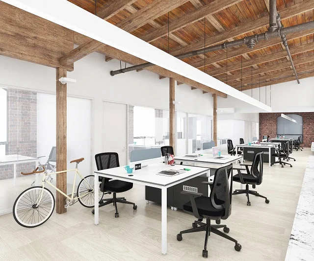 Modern office design combination series 4 person office desk