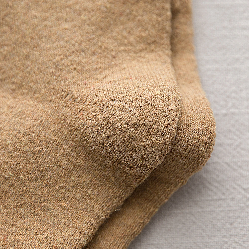 High Quality Sustainable Winter Cute Dog Embroidery Thick Warm Wool Socks for Women