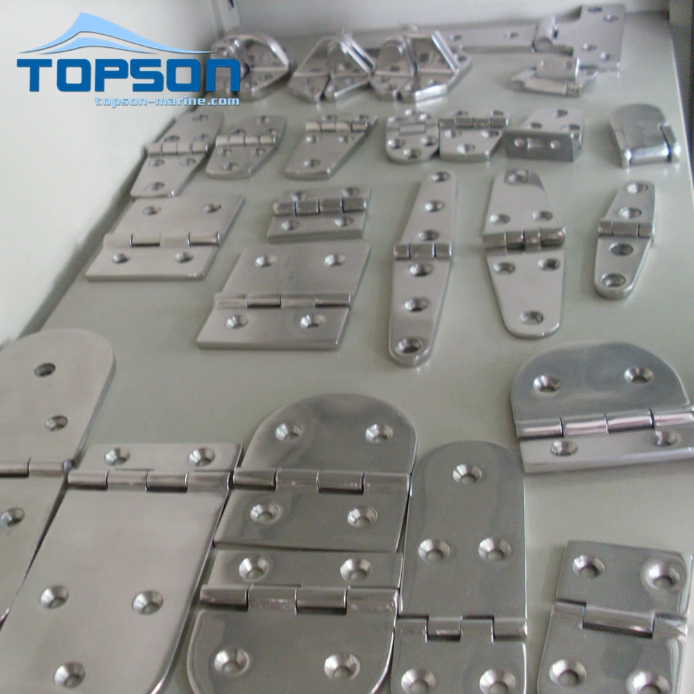 Stainless steel 316 marine hardware strap hinge 4'x1'