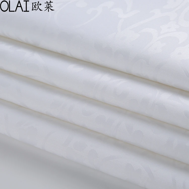 50 cotton 50 polyester fabric TC200  twill dobby bed sheet fabric