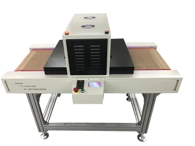 Factory price silk screen printing 500mm width  led dryer machine fast curing uv drying conveyor system for