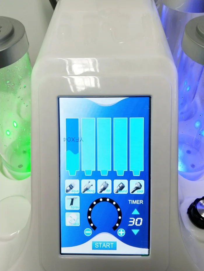 7 in 1 photon light therapy aqua peel solution diamond microdermabrasion machine