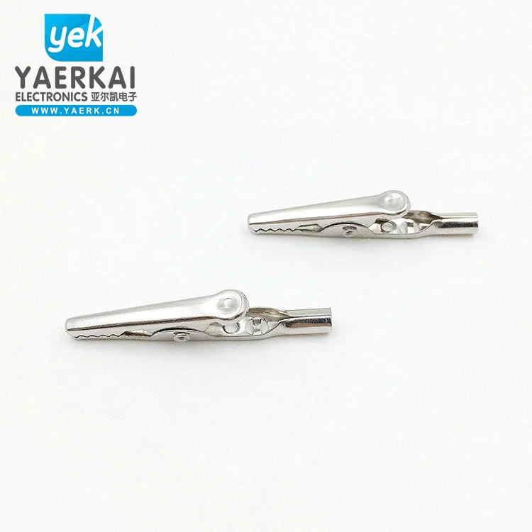 
China Made insulated alligator clip 50mm 12v alligator clip cable 