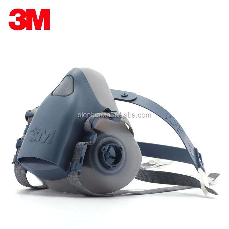 3M 7501 Double Filter Gas Mask/3M Half Facepiece gas mask small size