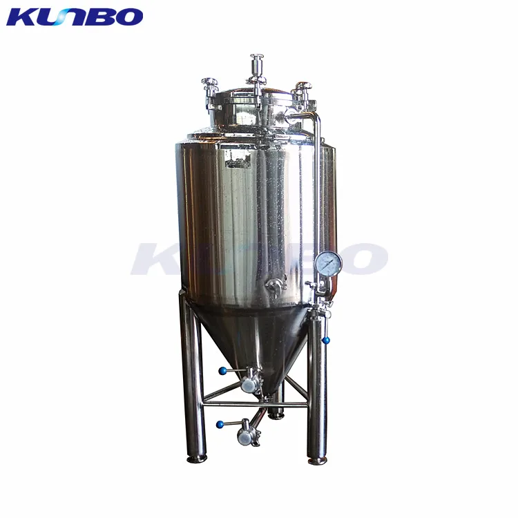 KUNBO Used Micro Self DIY 200L Beer Brewing Conical Fermenter Equipment