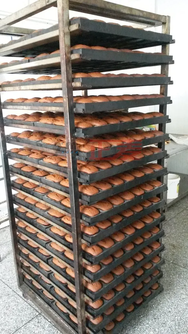 Manufacturer wholesale pastry foldable metal trolley