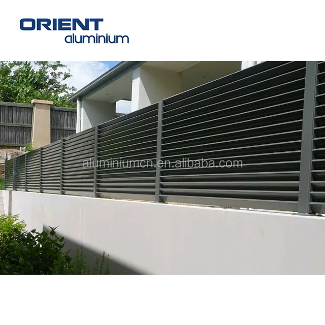 High quality aluminium slat fence / alu slats