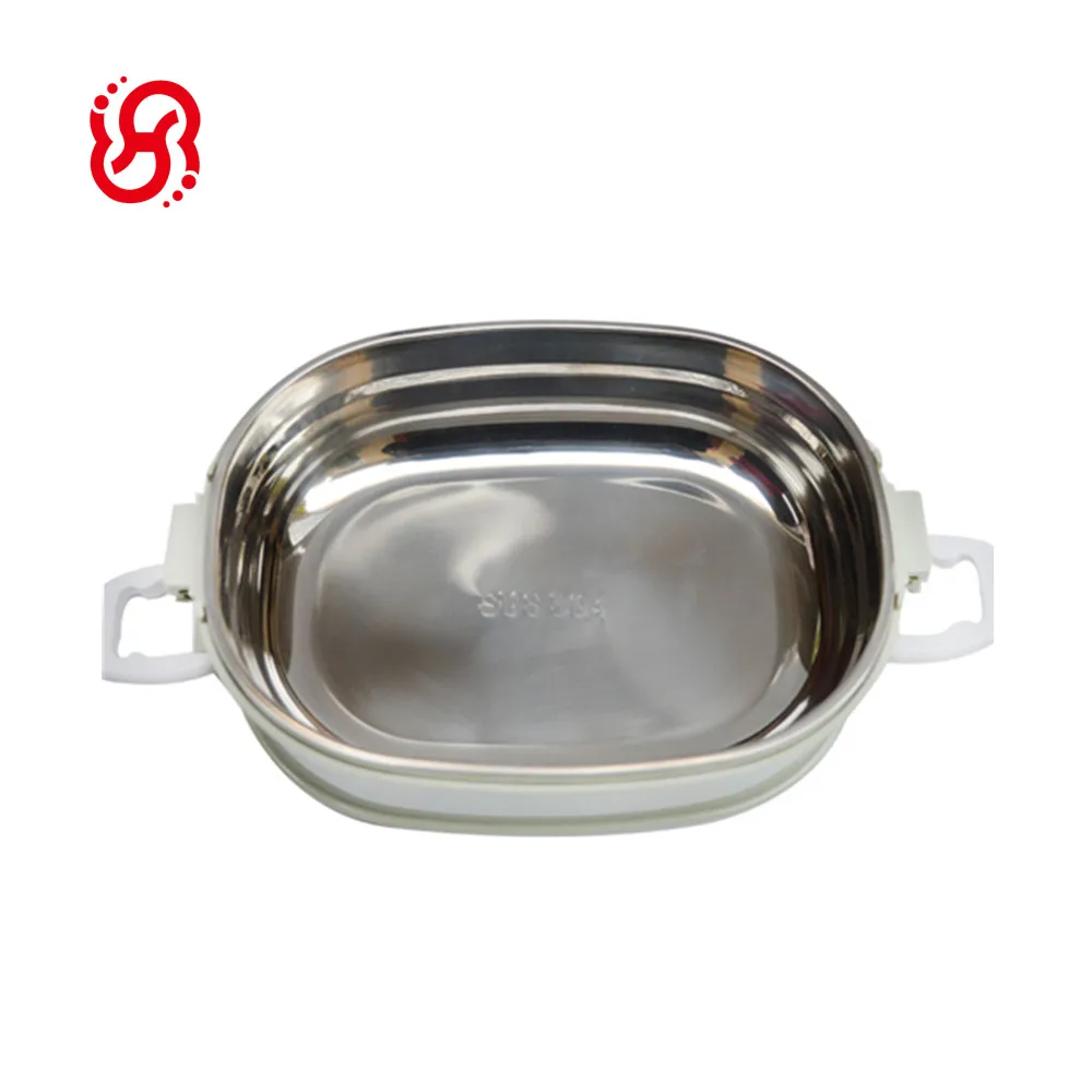 
Cheap Price High Quality Thermal Stainless Steel Insulated Divided Lunch Box Container Set Retain Freshness 