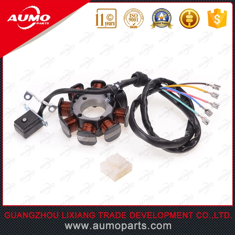 Magneto stator CG125 CG150 motorcycle parts 8 pole 5 lines With plug