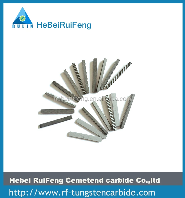 China Factory Tungsten carbide strips cutter for cutting straw