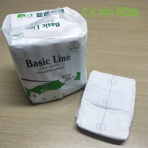 Бренд Nateen мягкие одноразовые подгузники для взрослых пожилых людей