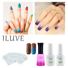 iLuve Nail Gel Polish Temperature Change Nail Polish Color UV LED Gel 12ml peel off gel