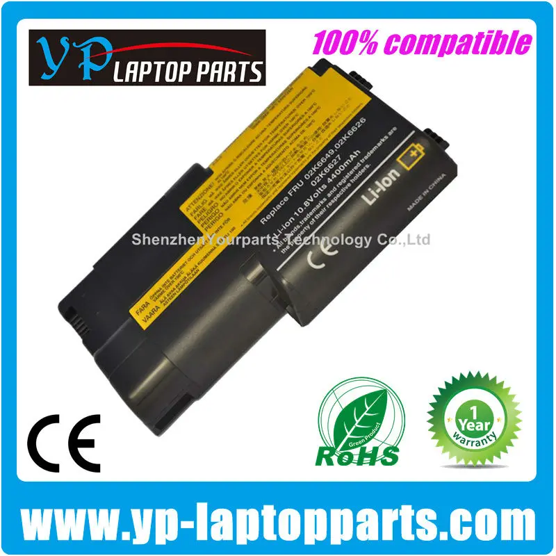 
For Lenovo ThinkPad T20 battery compatible battery T21 T22 T23 02K6627 02K6649 02K6857 02K6859 02K7025 02K7032 series 
