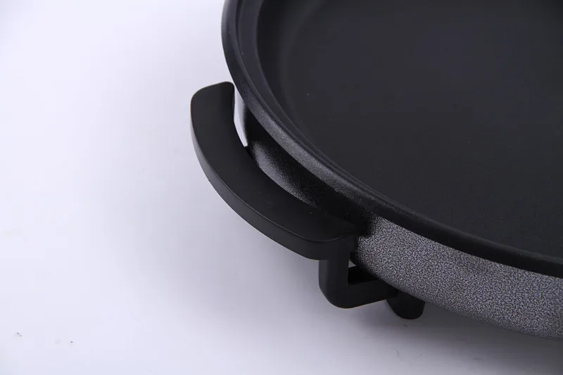 
multifunction Non-Stick Coating electric skillet frying pizza pan with glass lid 