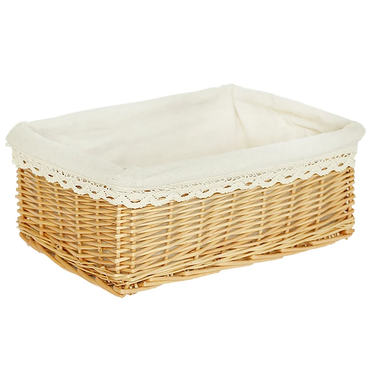 Laundry Stackable Wicker Decoration Bathroom Gift Storage Wicker Baskets