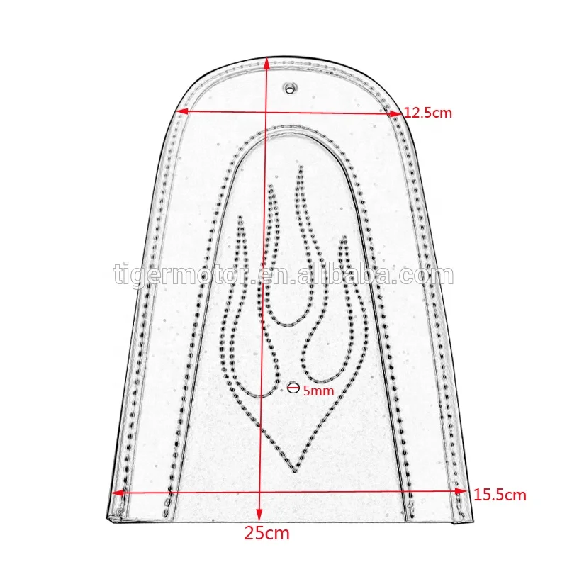 Запасные части для мотоцикла, черный кожаный нагрудник с пламенем для заднего крыла, подходит для Harley Sportster, Соло сиденье XL 883 1200 2004-2019, новинка