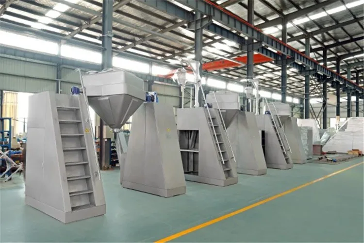 high speed capacity double square cone mixer for mixing process