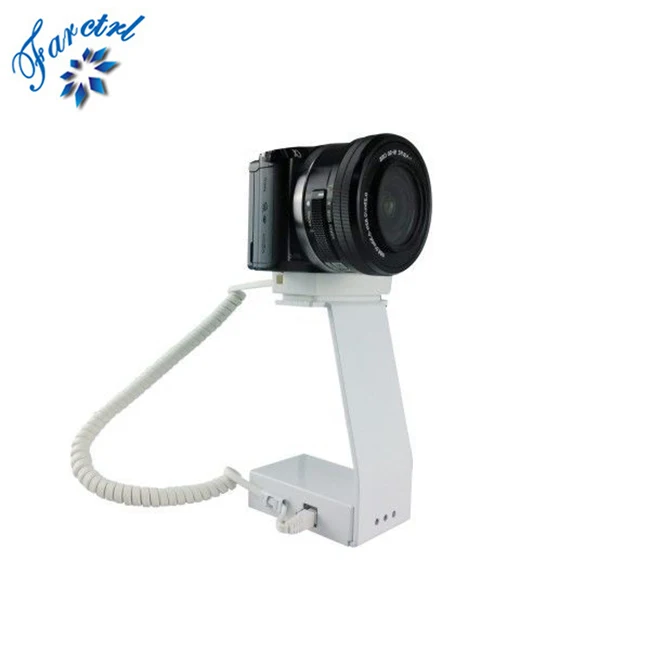 Professional Metal Camera Anti-theft Device Stand with Security Alarm for Retail Exhibition Display
