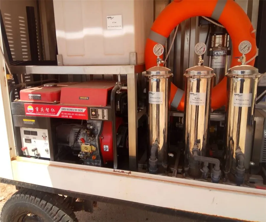 Containerized Mobile Water Purification System for Drinking