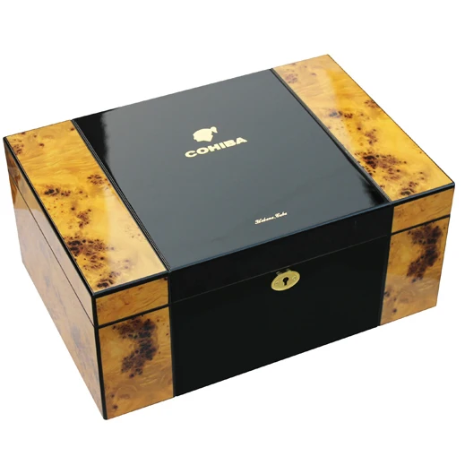 
custom made in china blank wholesale manufacturer slide lid smoking cohiba cigar boxes for sale shelves wooden cigar humidor 