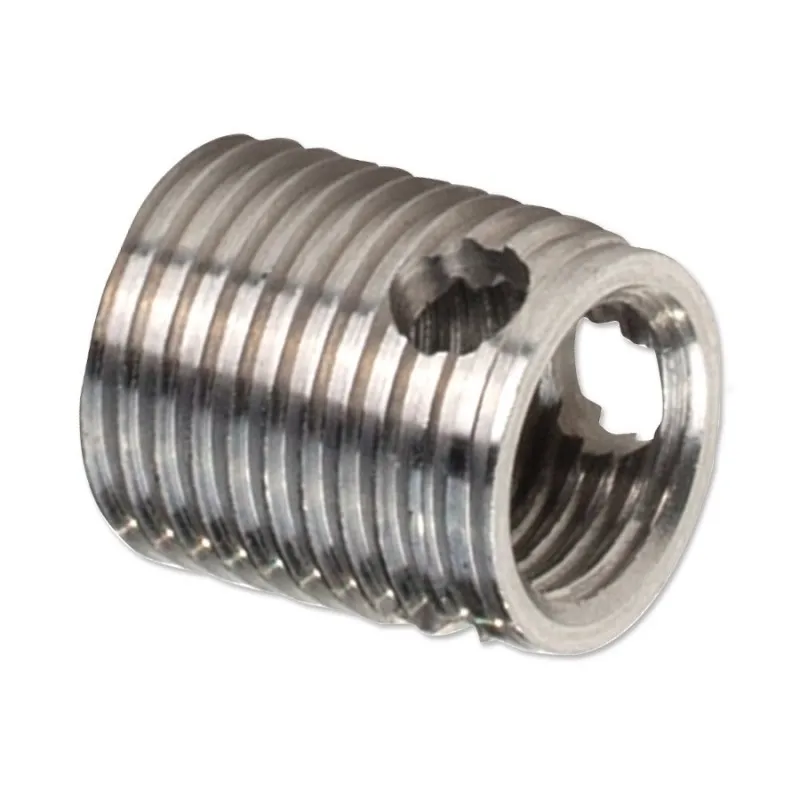 
Inconel 713C/invar/4150steel Groov Pin Tap Lock Hole Type Threaded Insert,M3 threaded brass insert nut screw 