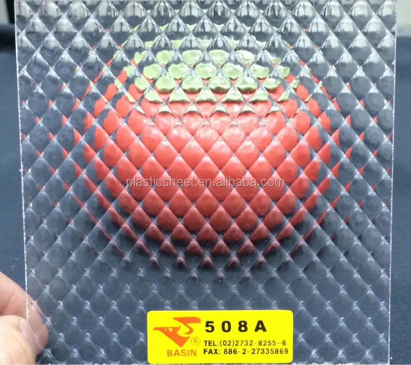 Polystyrene PS SHEET ceiling lights patterned plate diffuser