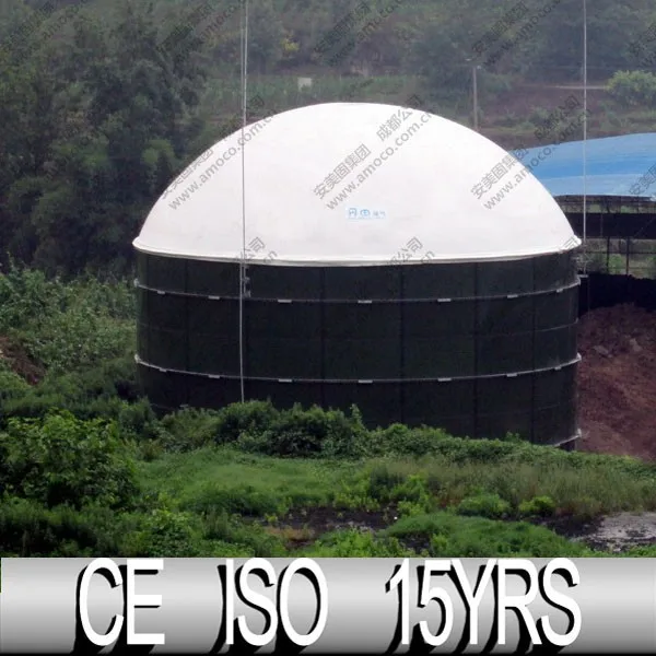 China Biogas Production, Methane Gas Plant On Digester Tank Enamel