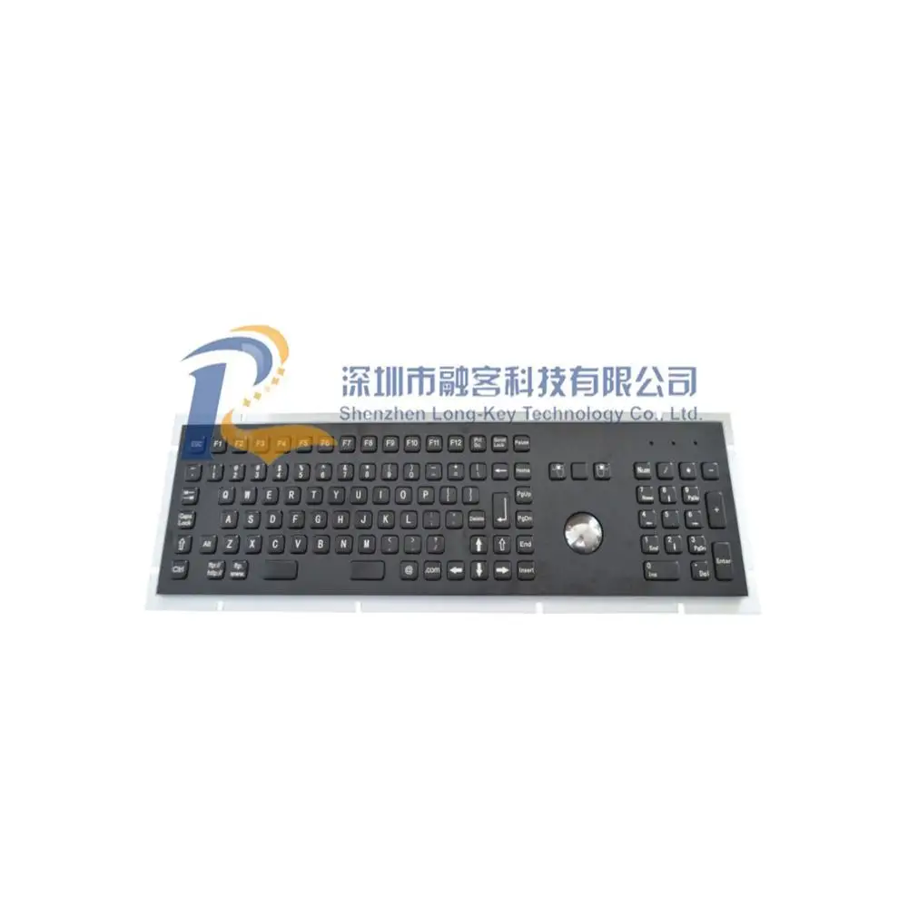 Industrial Stainless Steel Metal USB Arabic keypad with Trackball