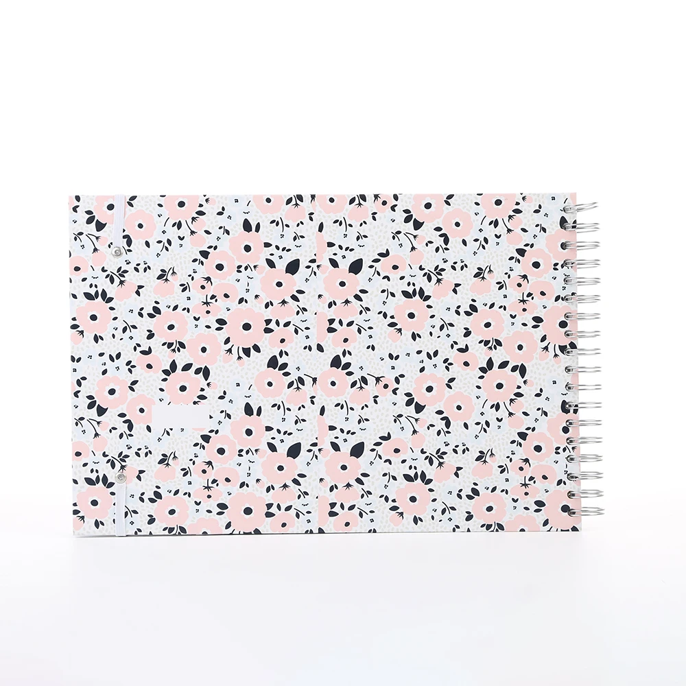 Sketch book with pen holder elastic band sprial sketchbook for drawing custom a3/a4/a5/a6 size