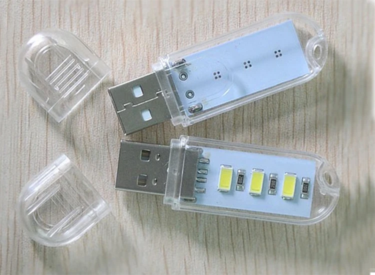 
3 LEDS mini usb led light reading light camping light for laptop notebook PC keyboard 