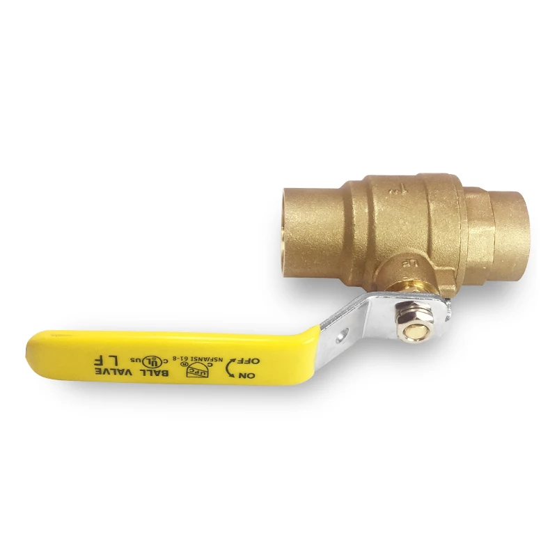 1/2 дюймов Valogin 600WOG бессвинцовый SWT кованый латунный шаровой кран с полной сертификацией