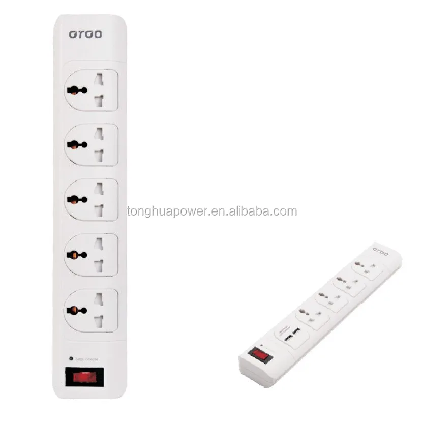 6  Outlet Power Socket with Plug Etl America Usb Multiple Surge Arrest with Surge Protector